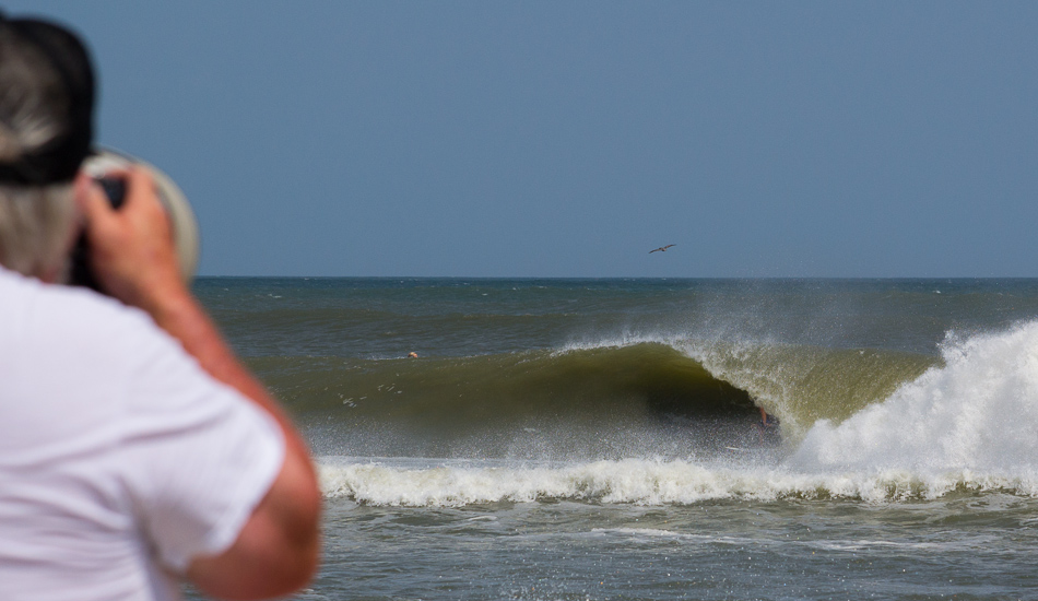 I enjoy shooting with the local legends like Mickey McCarthy, and it’s even better when you can catch a friend like Seth Barrick in the barrel while looking over their shoulder.